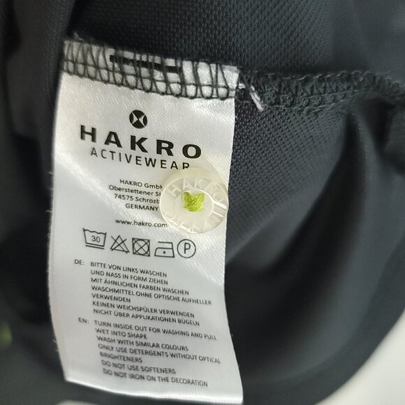 Montaplast Land Motorsport IMSA Graphic Polo Shirt Men's Small Gray Hakro - Picture 8 of 11